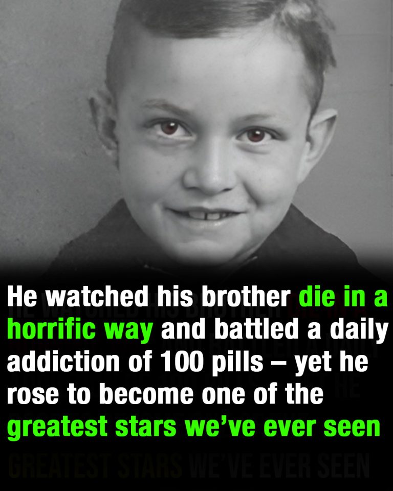 He watched his brother die and battled a daily addiction of 100 pills — yet he rose to become one of the greatest stars we’ve ever seen