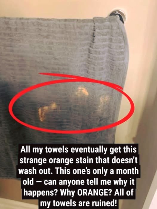 Why Your Brand-New Towels Might Be Turning Orange — And What to Do About It