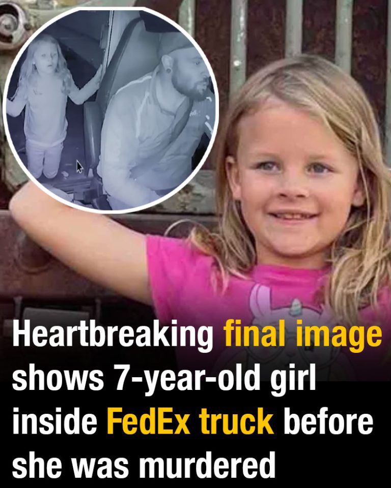 Heartbreaking final image shows 7-year-old girl inside FedEx truck before she was murdered