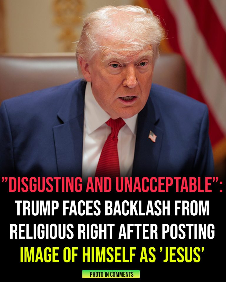 Trump faces backlash from religious right after posting AI image of himself as ‘Jesus’