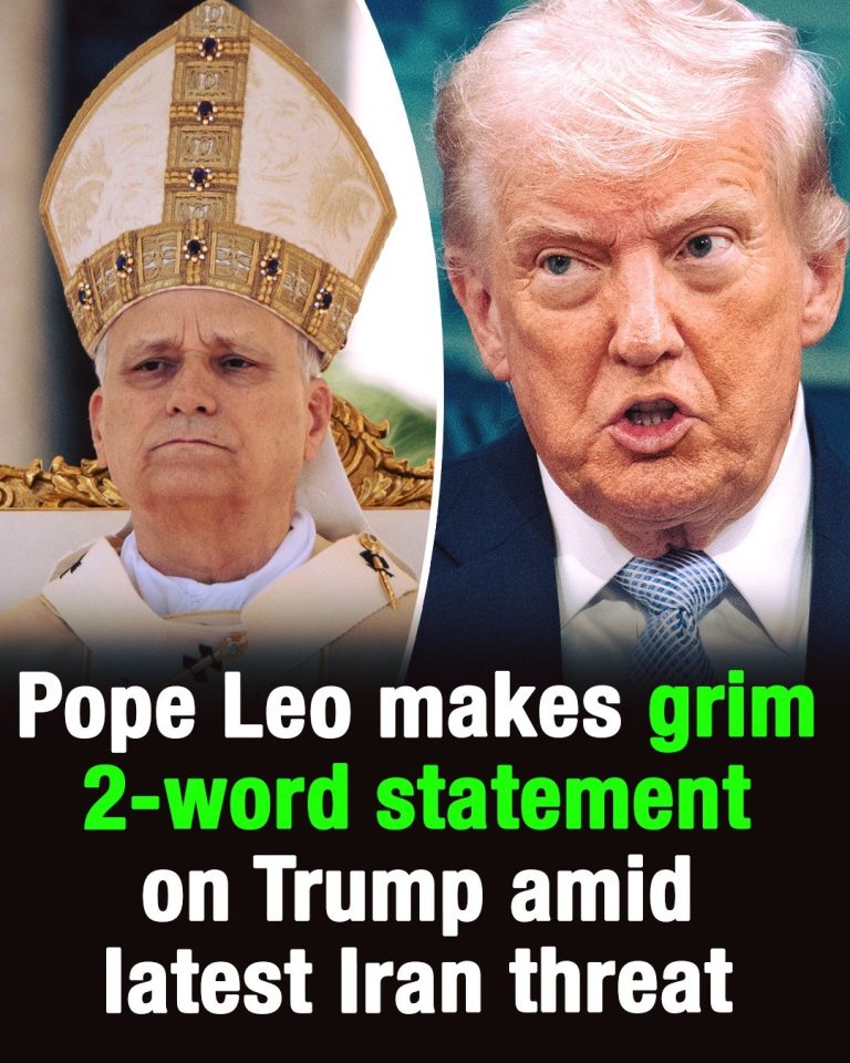 Pope Leo Issues Stern Comment on Trump’s Iran Rhetoric as Peace Efforts Continue