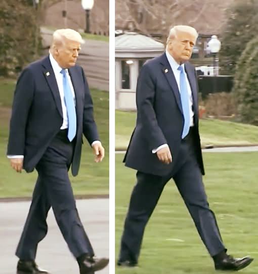 A Photo of Trump Walking Toward Marine One Caught Attention After Viewers Noticed a Small Detail