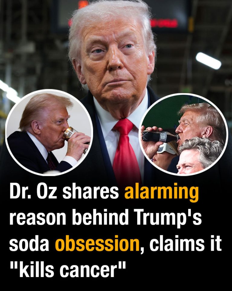 Dr. Oz shares alarming reason behind Trump’s soda obsession, claims it “kills cancer”
