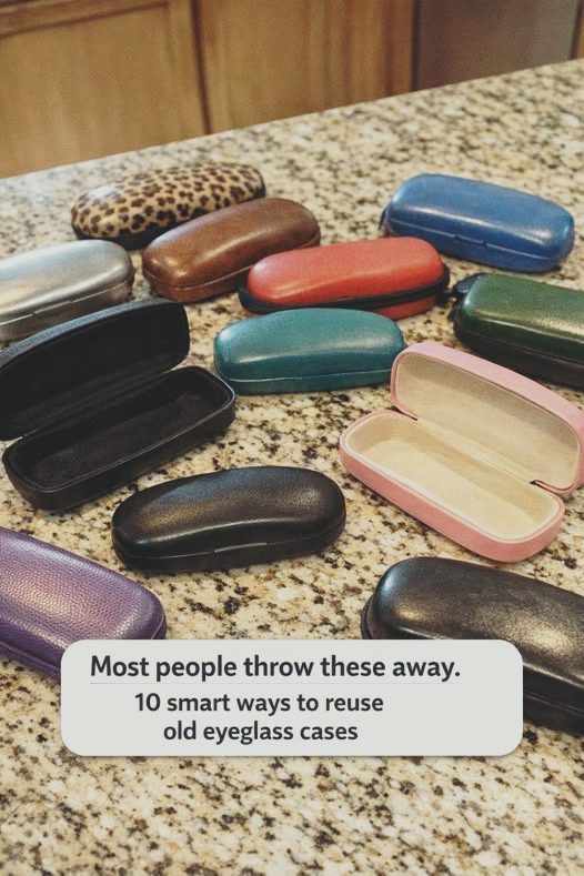 Don’t discard your old glasses cases just yet. Here are 10 clever life hacks that can help you save money and reduce clutter at home.