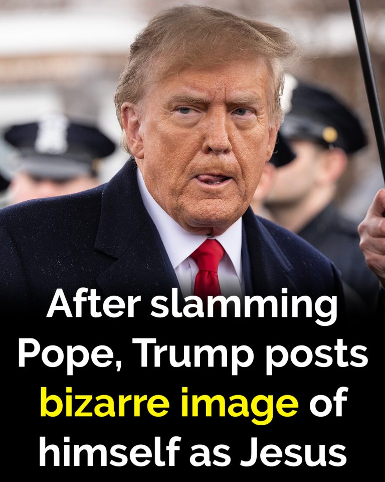 After slamming the Pope, Trump posts image of himself as Jesus