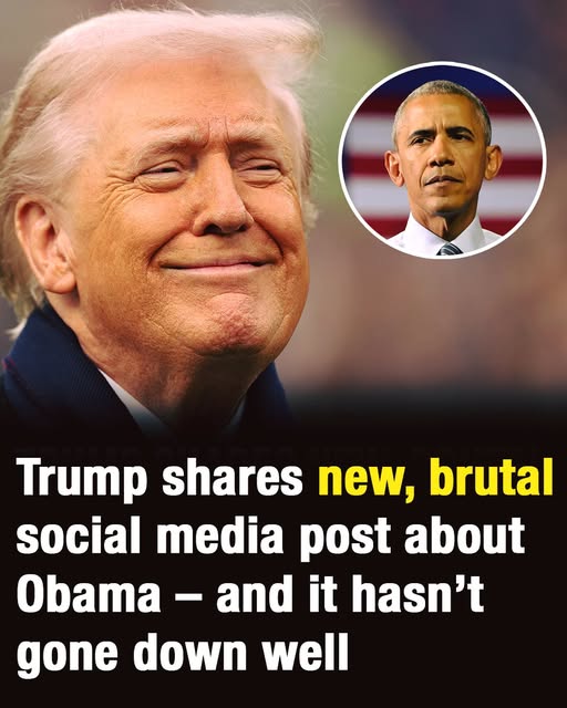 Trump Shares New Social Media Post Referencing Barack Obama