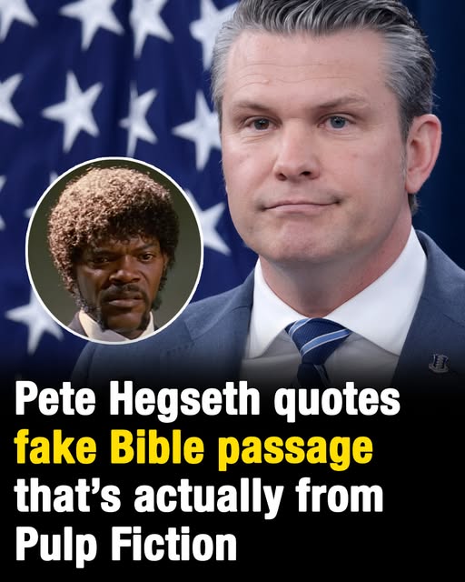 Pete Hegseth quotes fake Bible passage that’s actually from