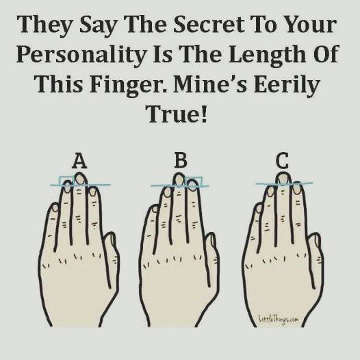 What Your Finger Length May Reveal About Your Personality Traits