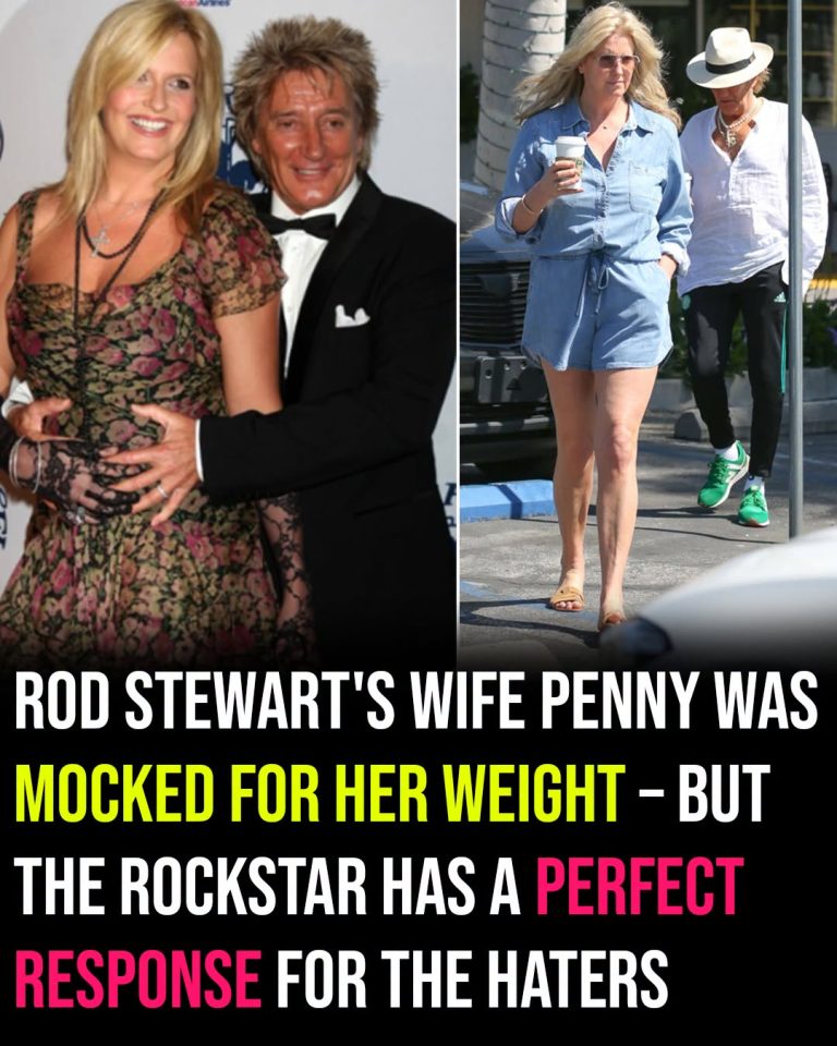 Rod Stewart’s wife was taunted for gaining weight – the rockstar has perfect reply
