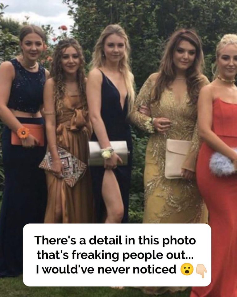 Five girls pose for prom photo – later it causes a frenzy online due to little hidden detail