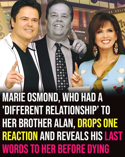 Marie Osmond shares emotional final words from her brother before his passing.