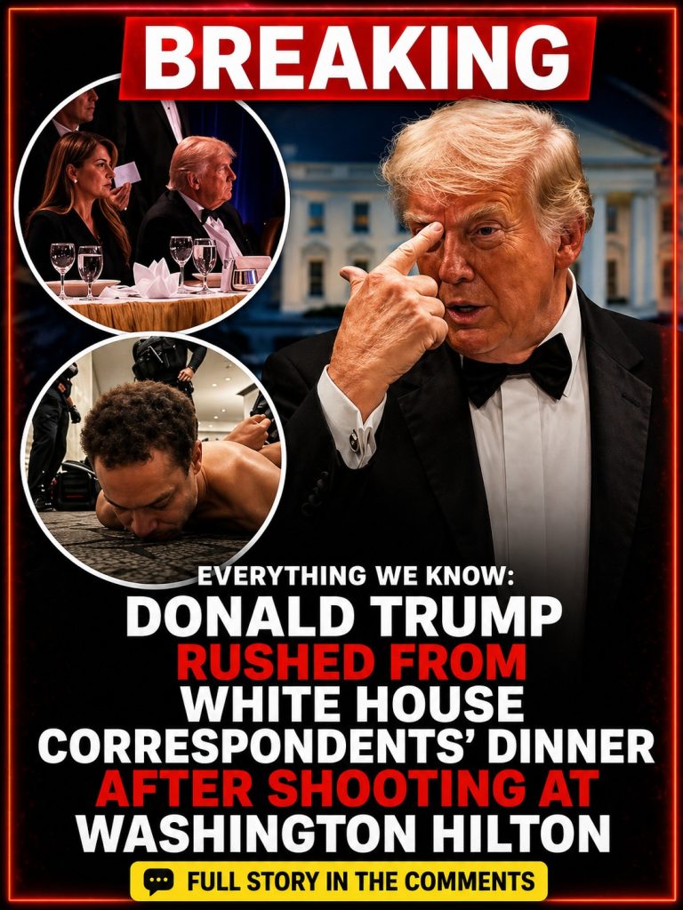 Everything we know: Donald Trump rushed from White House Correspondents’ Dinner after shooting at Washington Hilton