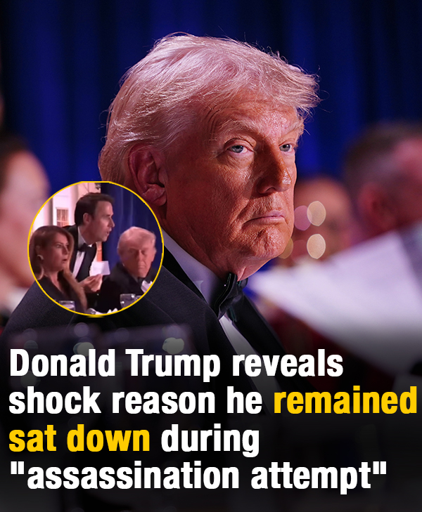Donald Trump reveals reason he remained sat down during “assassination attempt”