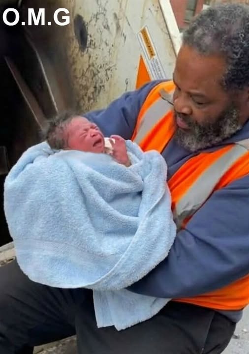 Baby, was found in the morning in the trash can earlier, it’s …
