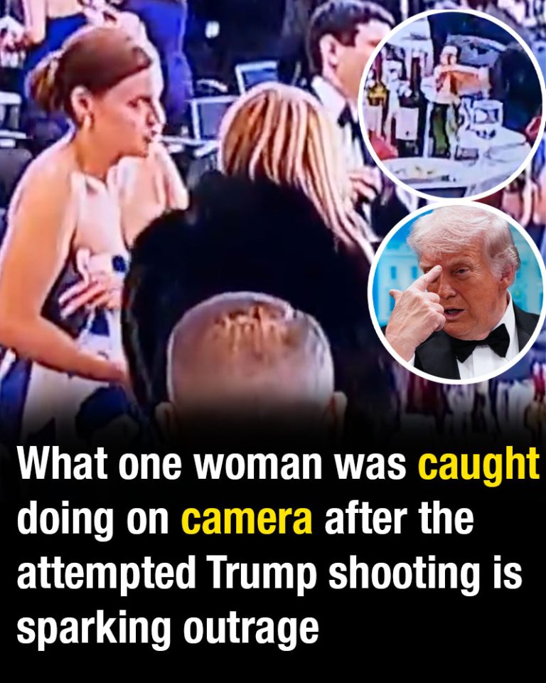 Woman caught on camera snatching wine bottles after attempted Trump shooting