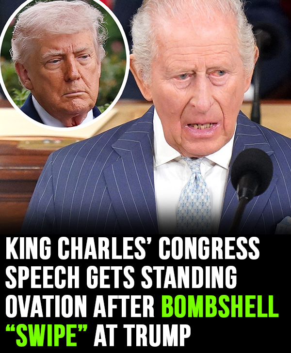 King Charles’ Congress speech gets standing ovation after bombshell ‘swipe’ at Trump