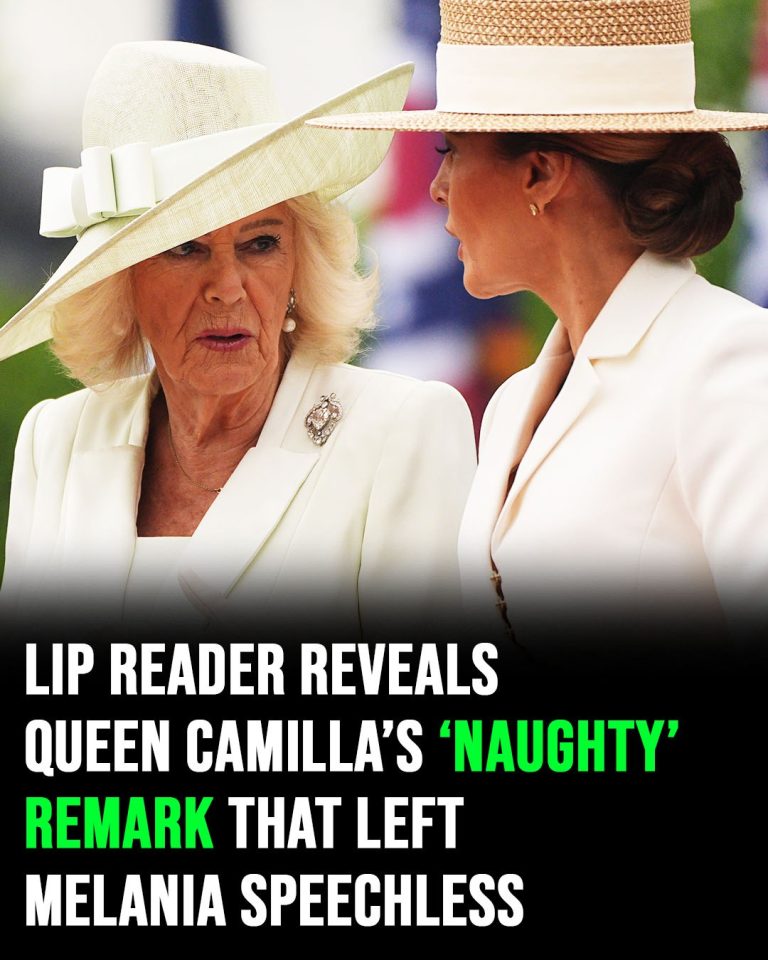 A lip reader claims to have uncovered Queen Camilla’s remark that left Melania Trump momentarily speechless
