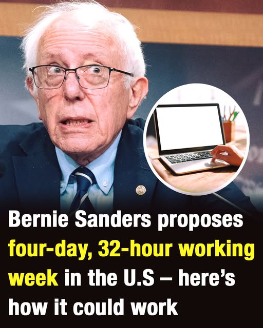 Bernie Sanders has proposed a four-day, 32-hour workweek in the U.S., sparking debate on how the system could be implemented.
