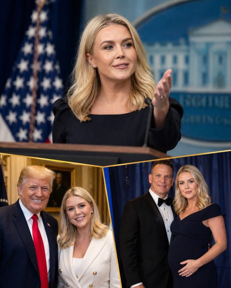 “Karoline Leavitt Praised After Emotional Announcement Ahead of Maternity Leave”