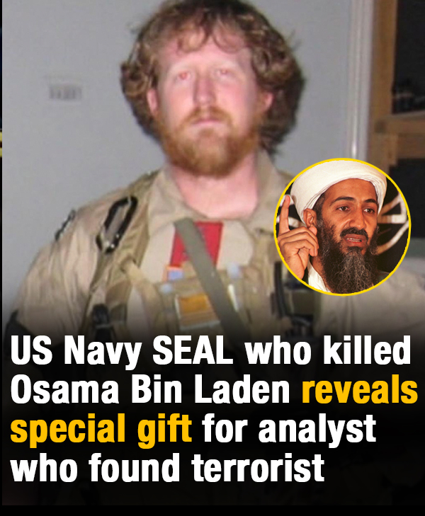 US Navy SEAL who killed Osama Bin Laden reveals special gift for analyst who found terrorist