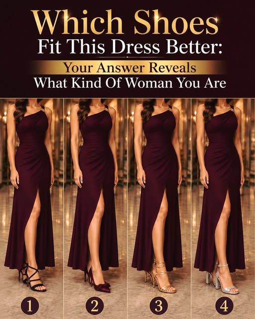 Which Shoes Match This Dress Best? Your Choice May Reveal Your Personality