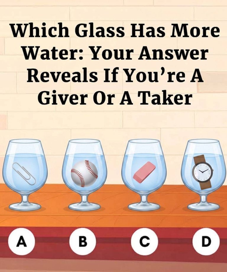 Which Glass Has More Water: Your Answer Reveals If You’re A Giver Or A Taker