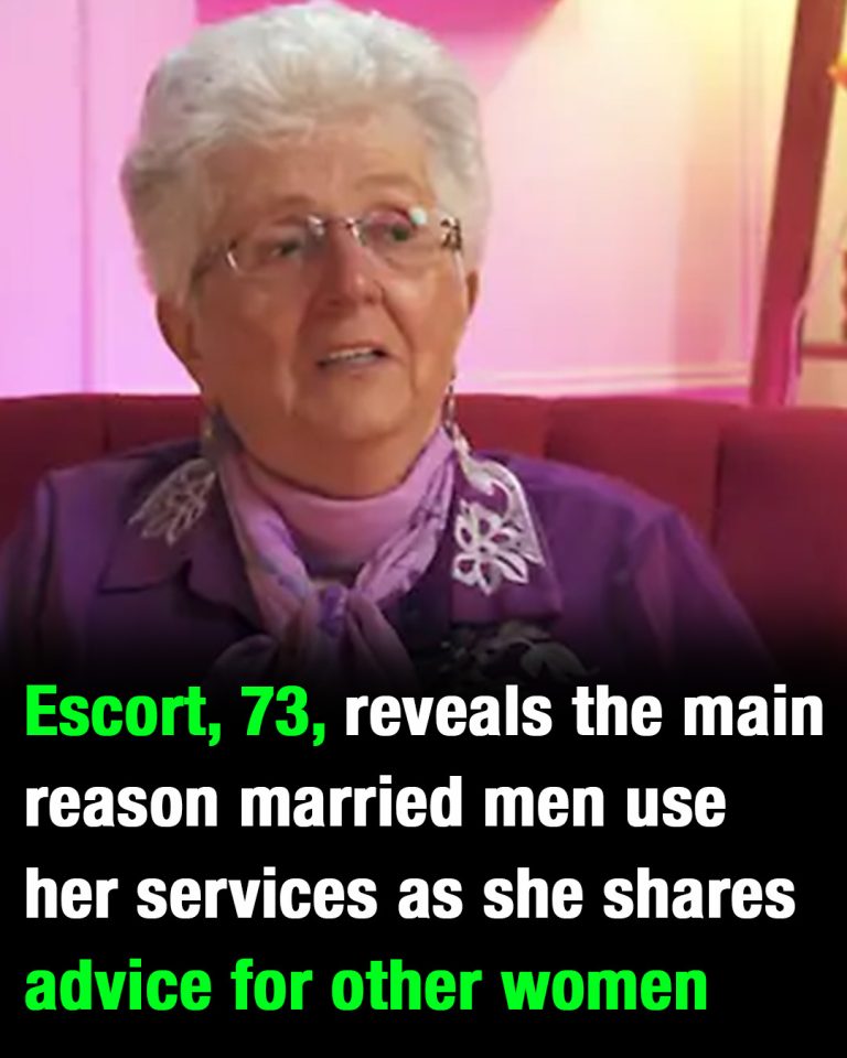 Escort, 73, reveals the main reason married men use her services as she shares advice for other women