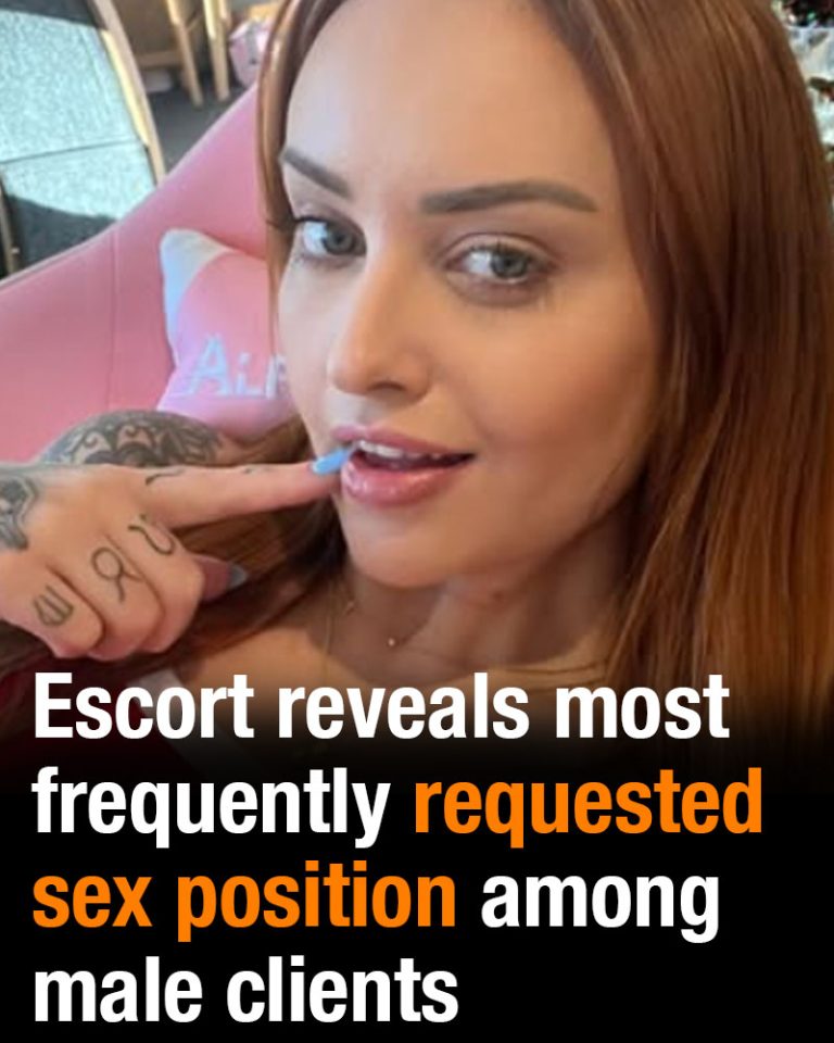 Escort reveals most frequently requested sex position among male clients