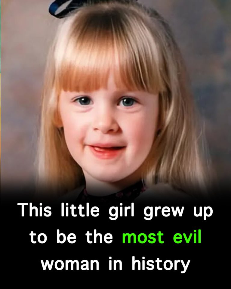 This girl grew up to be one of the most evil woman in history
