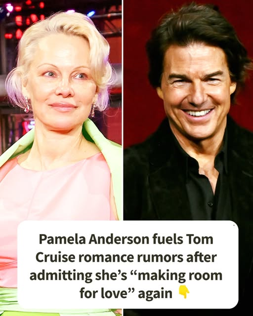 Pamela Anderson sparks new speculation about a possible connection with Tom Cruise